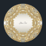 Gold Ornate Magnet<br><div class="desc">Beautiful Gold Ornate Magnet</div>