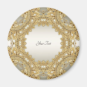 Gold Ornate Magnet
