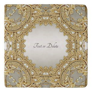 Gold Ornate Trivet