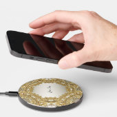 Gold Ornate Wireless Charger (Hand)