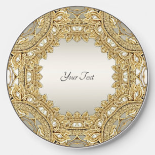 Gold Ornate Wireless Charger