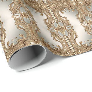 Gold Ornate Wrapping Paper
