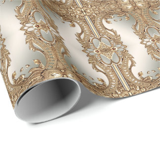 Gold Ornate Wrapping Paper