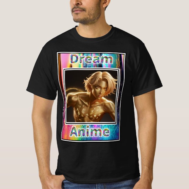 Gold Page Dream Anime T-Shirt (Front)