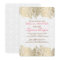 Gold Paisley Lace White Damasks Invitation