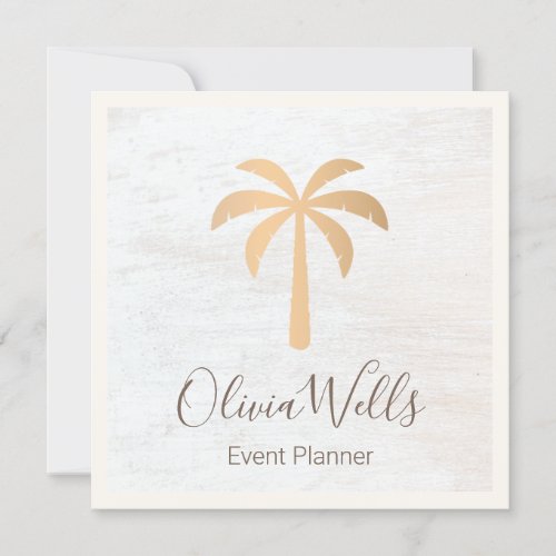 Gold Palm Tree Gift Certificate