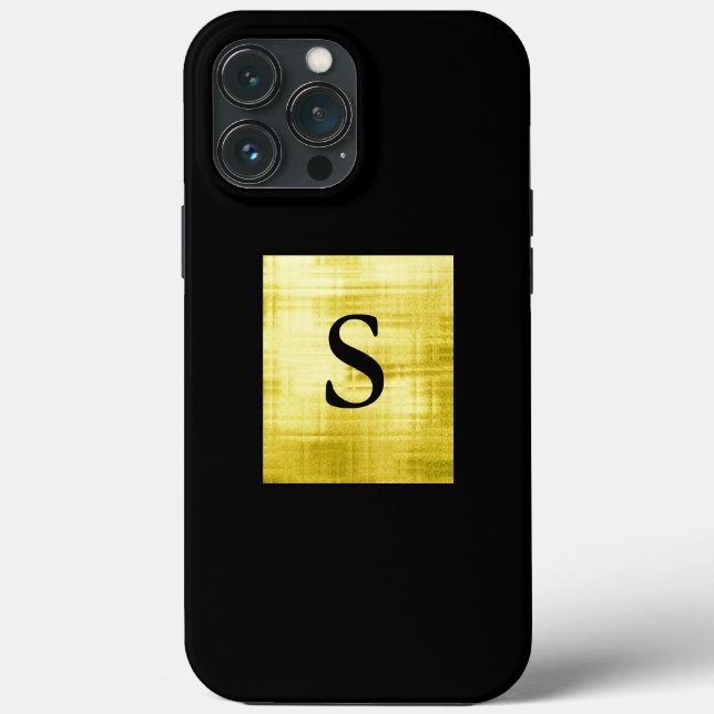 Gold Paneled Black-II Case-Mate iPhone Case (Back)