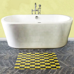 Gold-Paneled-Black-IV Bath Mat