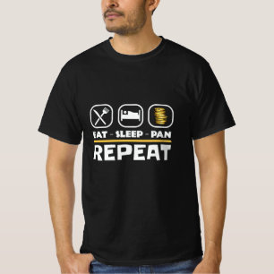 Gold panning prospecting East Sleep Pan Repeat T-Shirt
