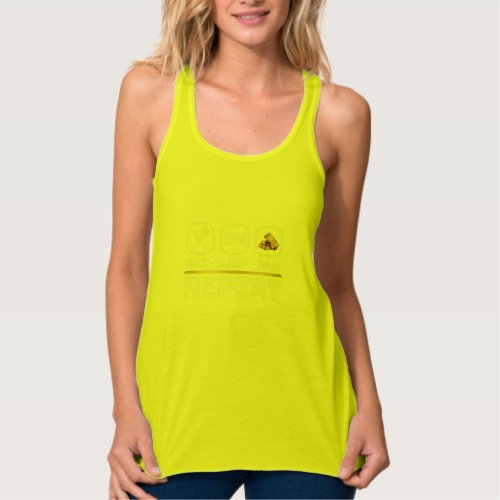 Gold panning prospecting East Sleep Pan Repeat Tank Top