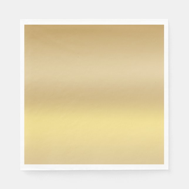 Gold Paper Napkins (Front)