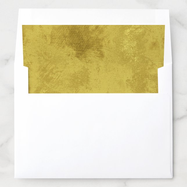 Gold Parchment Look Envelope Liner (In Envelope)