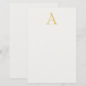 Gold & Pastel Color Monogram Professional Initial  (Front/Back)