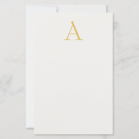 Gold & Pastel Color Monogram Professional Initial  (Front)