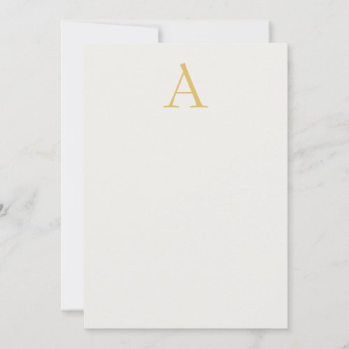 Gold & Pastel Color Monogram Professional Initial