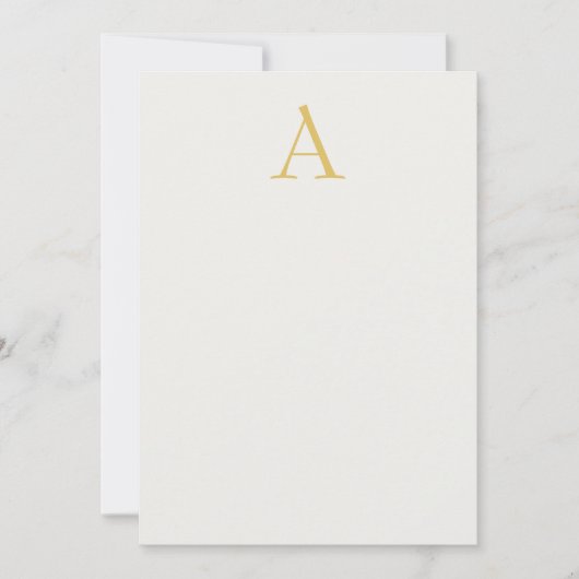 Gold & Pastel Color Monogram Professional Initial  (Front)