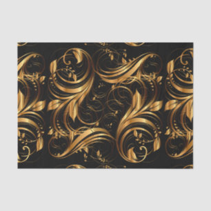 Gold Pattern 1R Tissue Paper
