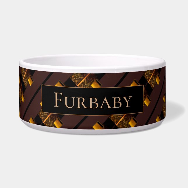 Gold Pattern Bowl (Front)