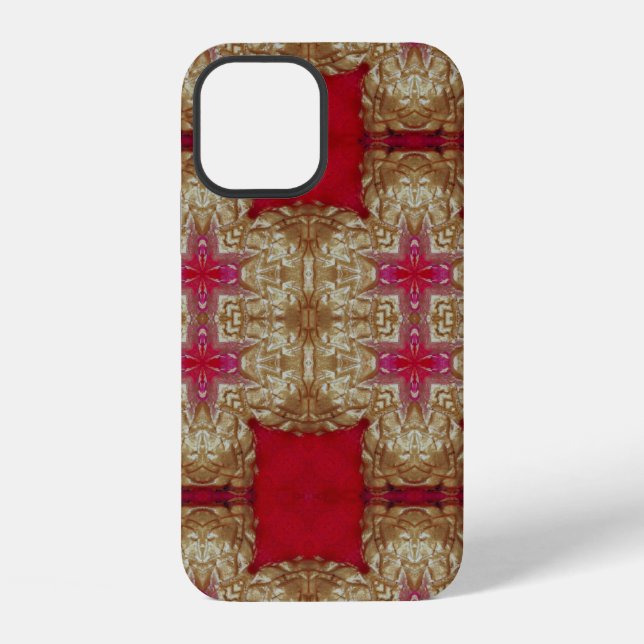 Gold pattern cement wall closeabstract, ancient, a iphone case (Back)