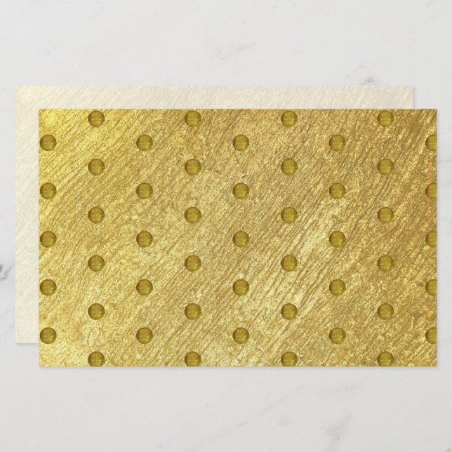 Gold Pattern Soap Product Wrap Recycled Paper (Front/Back)