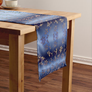 Gold Pattern Sun Burst Short Table Runner