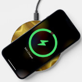 Gold Pattern Wireless Charger (Phone)