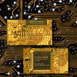 Gold PCB, Printed Circuit - Technology Engineering Business Card