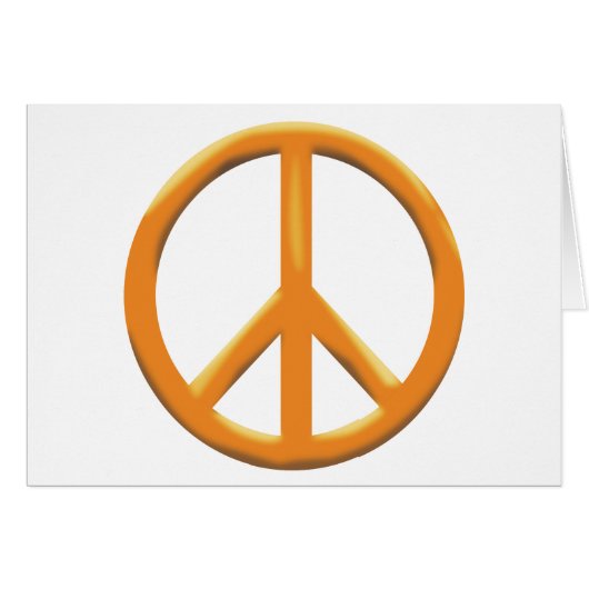 GOLD PEACE SIGN CARDS (Front Horizontal)