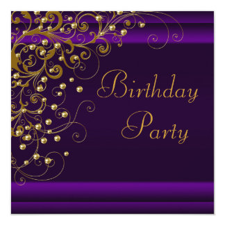 Purple Party Invitations 9