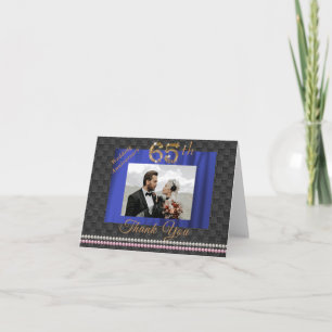 Gold & Pearls 65th Wedding Anniversary Thank You