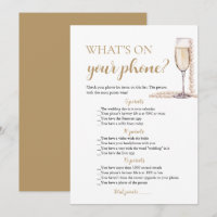 Gold Pearls and Prosecco What's On Your Phone Game