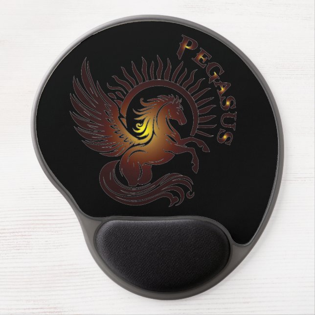 Gold Pegasus2 Mouse Pad (Front)