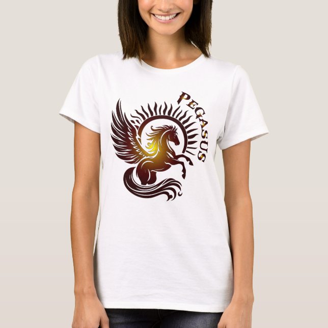 Gold Pegasus2 Women Shirt (Front)