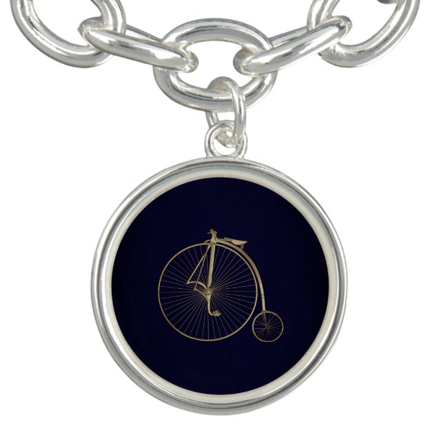 Gold Penny Farthing Bracelet (Design)
