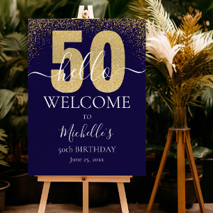 Gold Perfection at 50! - 50th Birthday Women's Foam Board