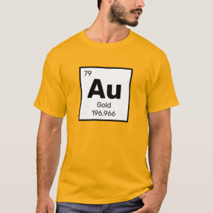 Gold / Periodic Table - Au Element T-Shirt