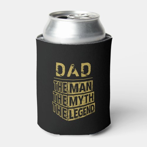 Gold Personalized Name The Man The Myth The Legend Can Cooler