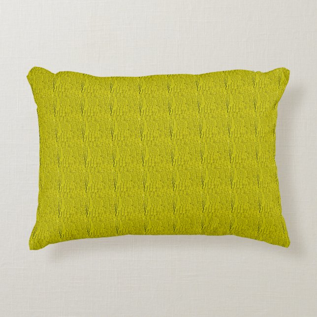 Gold Perspective Accent Pillow (Front)