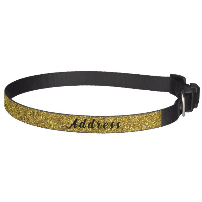 Gold pet collar (Right)