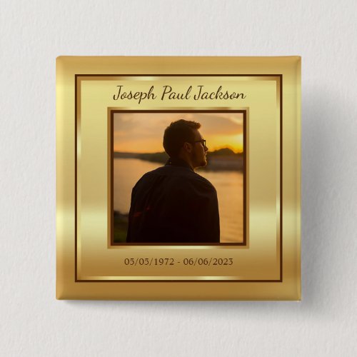 Gold Photo Memorial