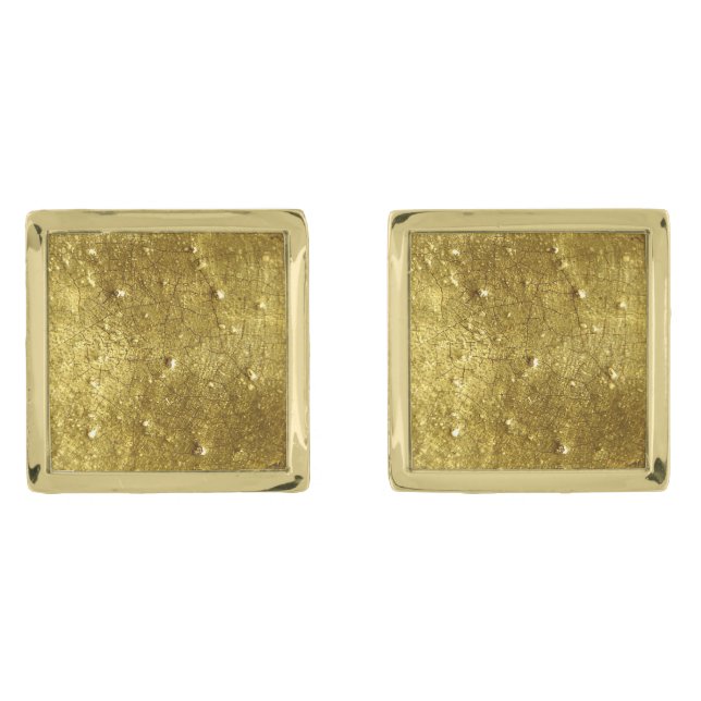 Gold Photography Cufflinks (Front)
