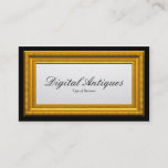 Gold Picture Frame Business Card