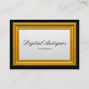 Gold Picture Frame Business Card