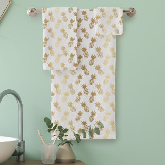 Gold Pineapple Pattern