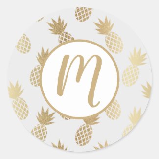 Gold Pineapple Pattern