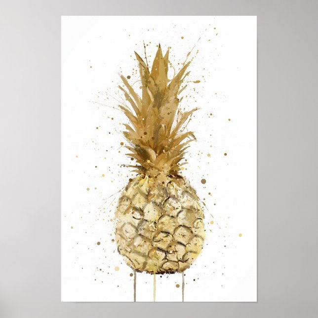 Gold Pineapple Poster (Front)