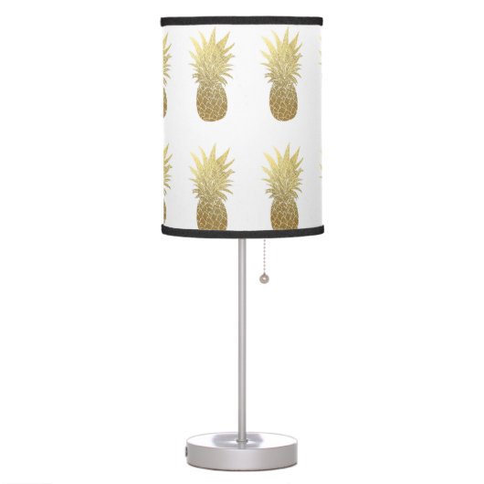 Gold Pineapple Table Lamp (Left)