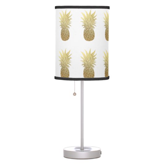 Gold Pineapple Table Lamp (Right)