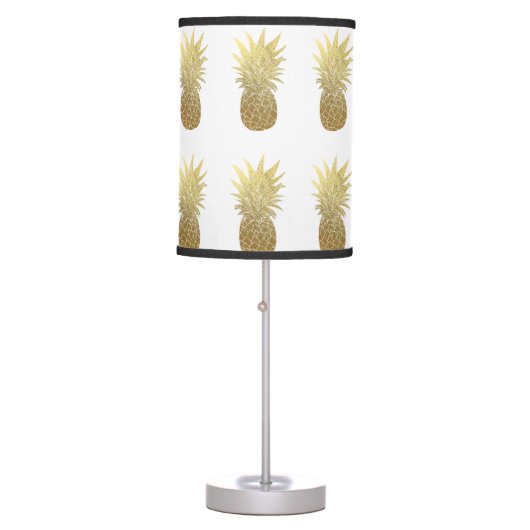 Gold Pineapple Table Lamp (Front)