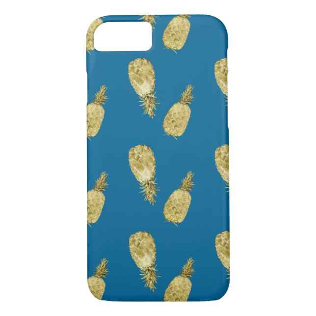 Gold Pineapples Case-Mate iPhone Case (Back)